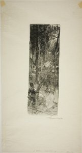 Fallende Kiefern von Louis Auguste Lepère