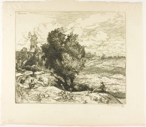 Juli in Picardie von Louis Auguste Lepère