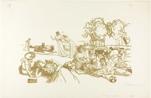 Moderne Bukolik von Louis Auguste Lepère