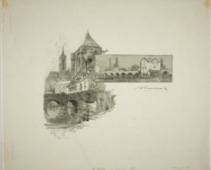 Moret: die Holz-Mühle