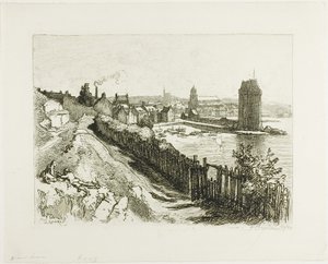 Saint-Servan von Louis Auguste Lepère