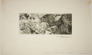 Sandsteinbruch von Louis Auguste Lepère