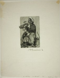 Schlangen Händler von Louis Auguste Lepère