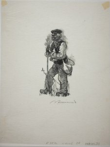 Schlangenjäger von Louis Auguste Lepère