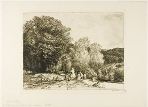 Sonntagsspaziergang von Louis Auguste Lepère
