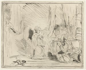 David und Nathan von Louis Bernard Coclers