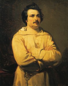 Porträt von Honoré de Balzac von Louis Boulanger