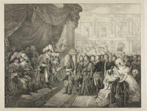 Empfang durch das Direktorium, Platte 29 aus Das politische und militärische Leben Napoleons von Louis Boulanger