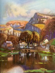 Cheddar-Schlucht, Somerset, 1924-1926 von Louis Burleigh Bruhl
