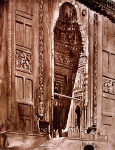 Eingang zur Moschee des Sultan Hassan, 1928 von Louis Cabanes
