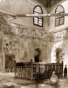 Grab in einer Moschee, Kairo, Ägypten, 1928 von Louis Cabanes