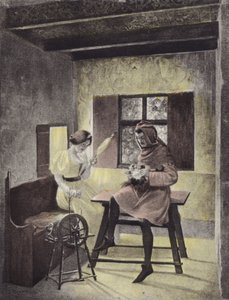 Simona beim Spinnen, Vierter Tag, Siebte Geschichte von Louis Chalon