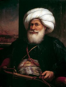Porträt von Muhammad Ali Pascha von Louis Charles Auguste Couder