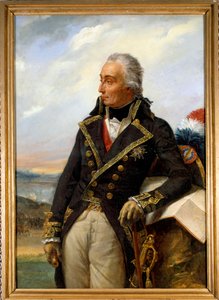 Porträt von Nicolas, Baron de Luckner (1722-1794), Marschall von Frankreich im Jahr 1791, Oberbefehlshaber der Armee des Rheins im Jahr 1792. Gemälde von Auguste Couder (1789-1873). Versailles, Musée du Château