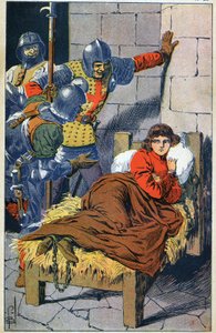 Johanna von Orléans im Gefängnis von Louis Charles Bombled
