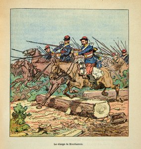Die Armee der Loire von Eugene Sergent, illustriert von Louis Bombled (Deutsch-Französischer Krieg; Feldzug von 1870-1871): Schlacht von Ladon am 22. November
