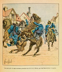 Die östliche Armee: Im Dezember 1870 wurde eine Patrouille von sieben preußischen Reitern in Morey von Vogesen-Scharfschützen zerstört