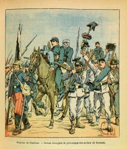 Die östliche Armee: Die Truppen von Ricciotti während der Schlacht von Châtillon-sur-Seine im November 1870