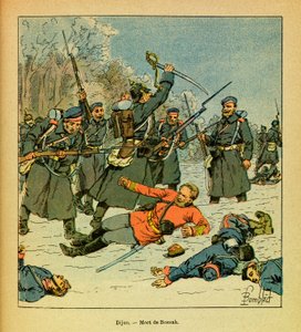 Die Ost-Armee von Eugene Sergeant, illustriert von Louis Bombled: Tod von General Bossak-Hauke