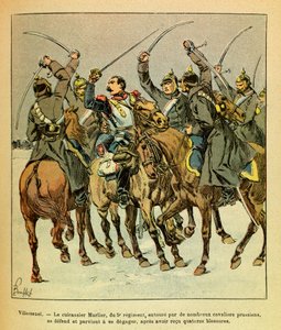 Die östliche Armee: Während der Schlacht von Villersexel, das Schlachtschiff Marlier des 5. Regiments von den Preußen umzingelt, gelang es zu entkommen