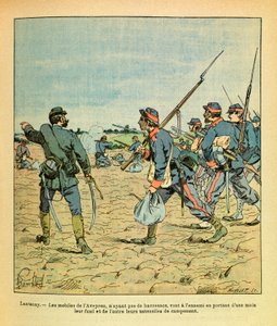 Die Ost-Armee von Eugene Sergeant, illustriert von Louis Bombled: Schlacht von Lantenay