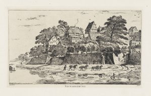Ansicht von Neckargemünd (Baden-Württemberg) von Louis Charles Hora Siccama