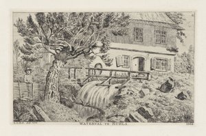 Wasserfall in Ruhla von Louis Charles Hora Siccama