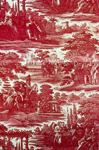 Ludwig XIV. und Mademoiselle de La Vallière (Möbelstoff)