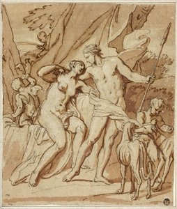 Venus und Adonis von Louis Cheron