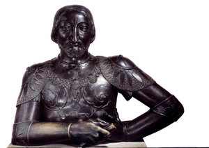 Büste des Königs von Frankreich Franz I. in Bronze. Skulptur von Louis Claude Antoine Vasse (1716-1772) 1756 Paris. Louvre Museum von Louis Claude Vassé