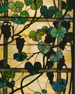Weinreben-Panel, ca. 1902–15 von Louis Comfort Tiffany