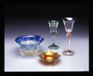Set aus Glaswaren