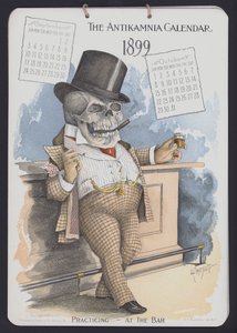 Illustration für den Antikamnia-Kalender von Louis Crucius or Crusuius