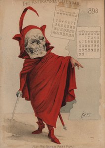 Mephistopheles, Illustration für Antikamnia Kalender von Louis Crucius or Crusuius
