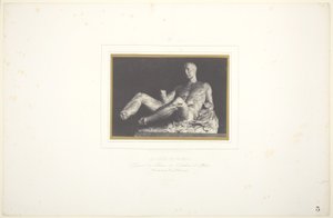 Der Theseus von Phidias (Fragment des Giebels des Parthenon von Athen, jetzt im Britischen Museum) von Louis Désiré Blanquart Evrard