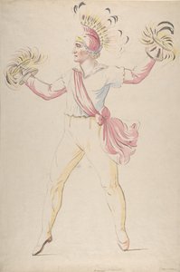Franconi, wirbelnde Flammenkegel, 1768-1810 von Louis Ducros