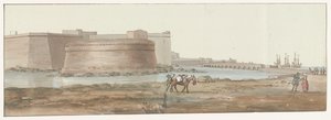 Ansicht von Gallipoli (Voyage en Italie, en Sicile et à Malte - 1778) von Louis Ducros