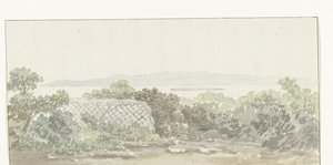 Ansicht der Ruine des Theaters in Brindisi (Voyage en Italie, en Sicile et à Malte - 1778)