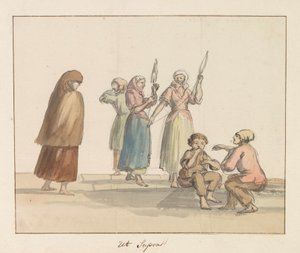 Tracht der Insel Gozo (Voyage en Italie, en Sicile et à Malte - 1778)