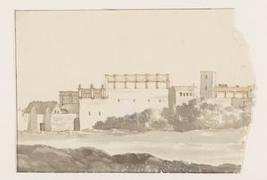 Kloster in Biseglia (Reise in Italien, Sizilien und Malta - 1778) von Louis Ducros
