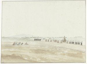 Prozession in der Umgebung von Cerignola (Voyage en Italie, en Sicile et à Malte - 1778) von Louis Ducros