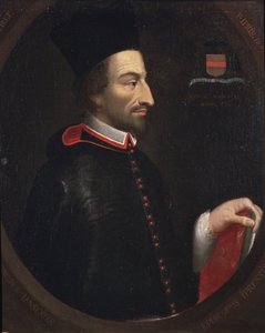 Porträt von Cornelius Jansen, genannt Jansenius, Bischof von Ypern