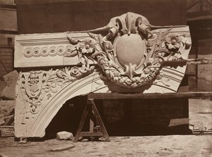 Ornamentale Skulptur aus der Pariser Oper (Detail) von Louis Emile Durandelle