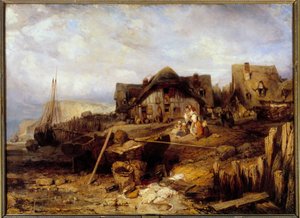 Strand bei Ebbe (Louis Gabriel Eugene Isabey)
