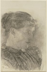 Porträt der Schwester des Künstlers