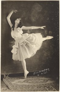 Ballerina auf Spitze