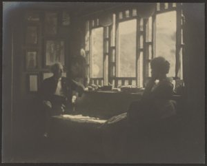 [Charles Lummis zu Hause in El Alisal] von Louis Fleckenstein