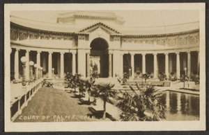 Hof der Palmen, Pan Pacific International Exposition (P.P.I.E.) von Louis Fleckenstein