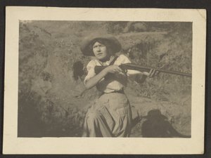 Florence mit Gewehr