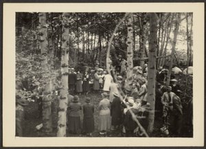 [Gruppe im Wald]